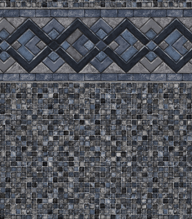 Cobalt Lake / Grey Mosaic - 20 & 27 Mil